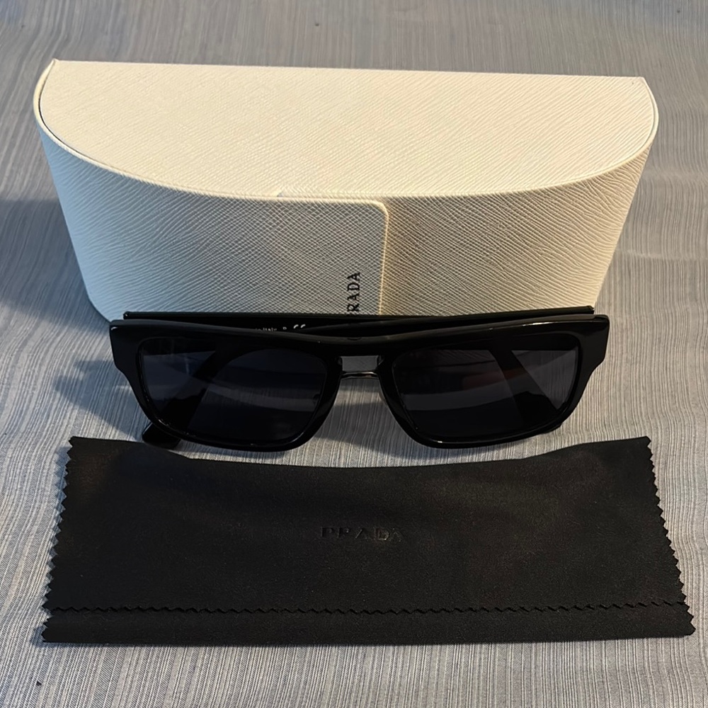 Prada Sleek Black Sunglasses